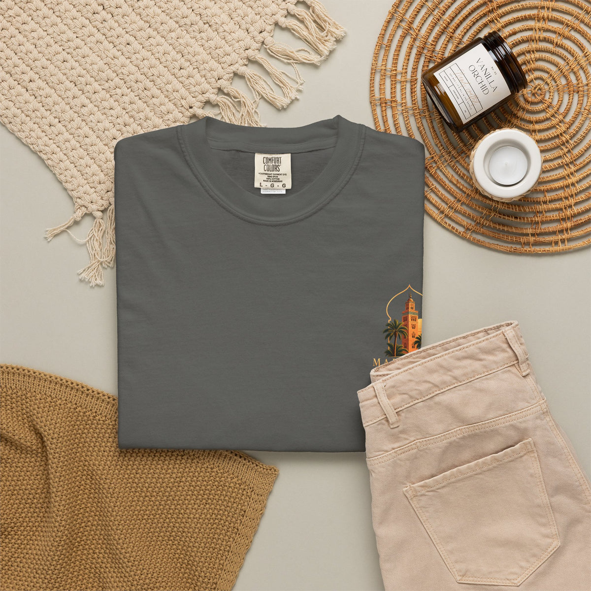 Marrakech Sunset T-Shirt — Moroccan Medina Travel Tee