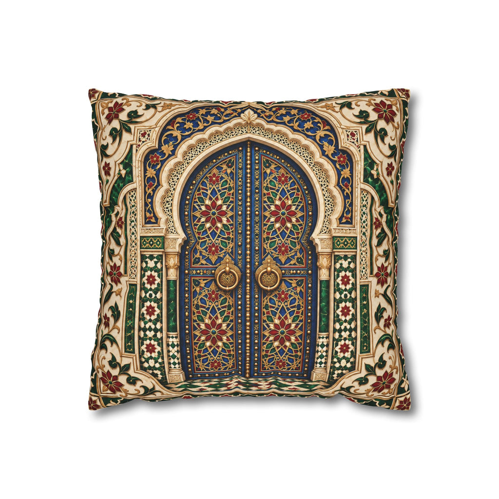 Moroccan Arch Door Decorative Pillowcase