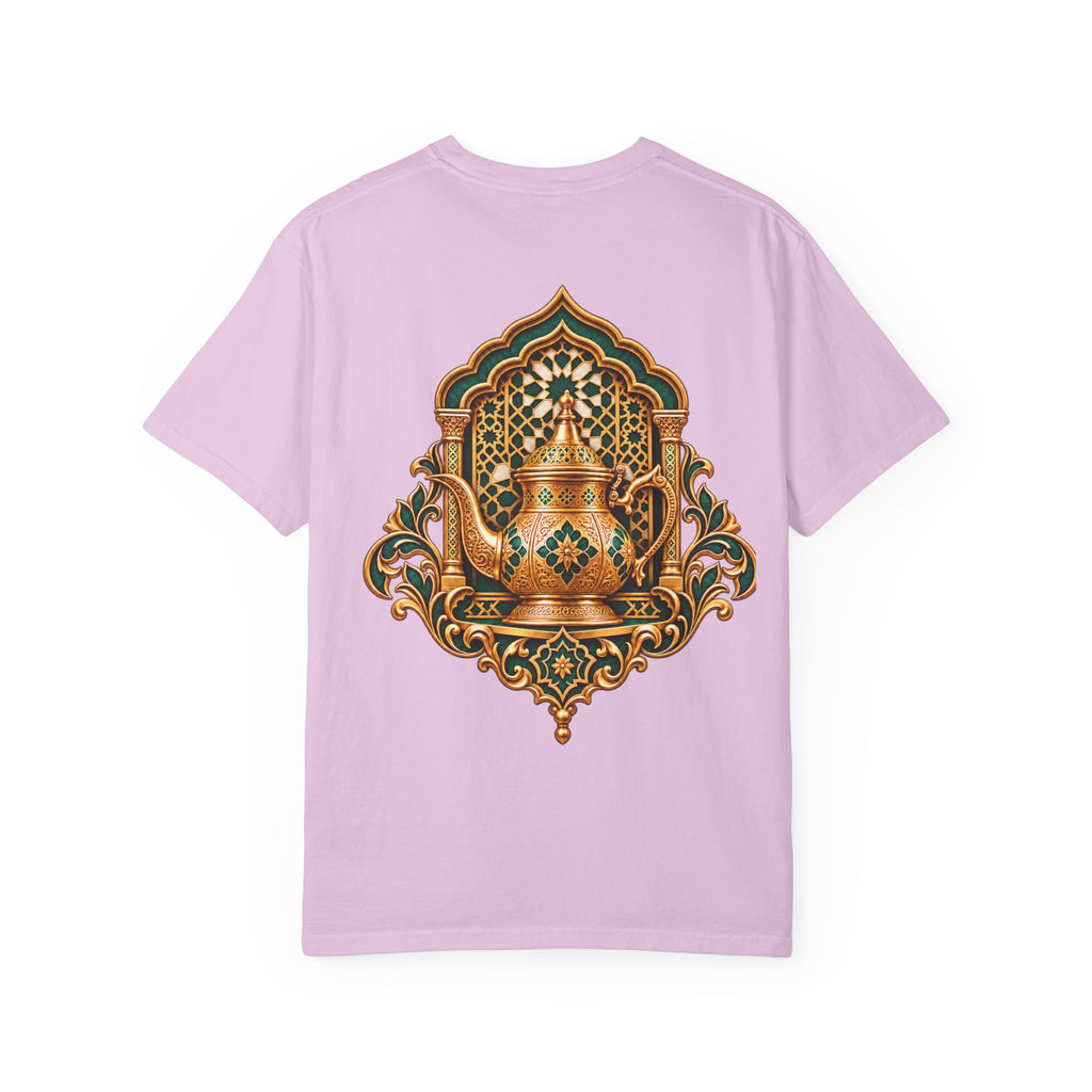 Tea Kettle Graphic T-Shirt — Ornate Moroccan Teapot Design
