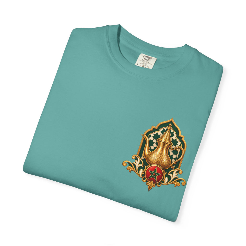 Ramadan Lantern Tea Set Tee — Islamic Crescent Iftar T-Shirt