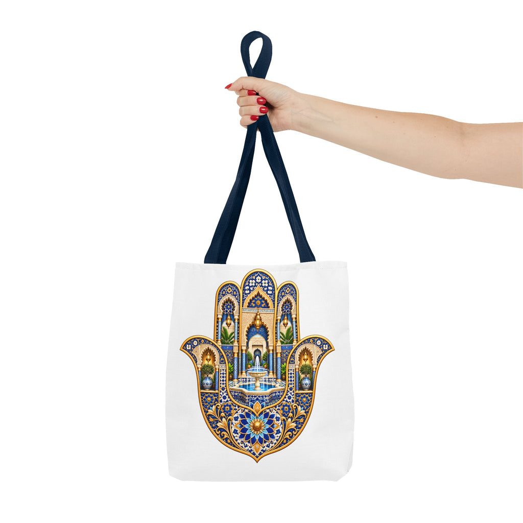 Hamsa Tote Bag — Ornate Persian Hand of Fatima Design