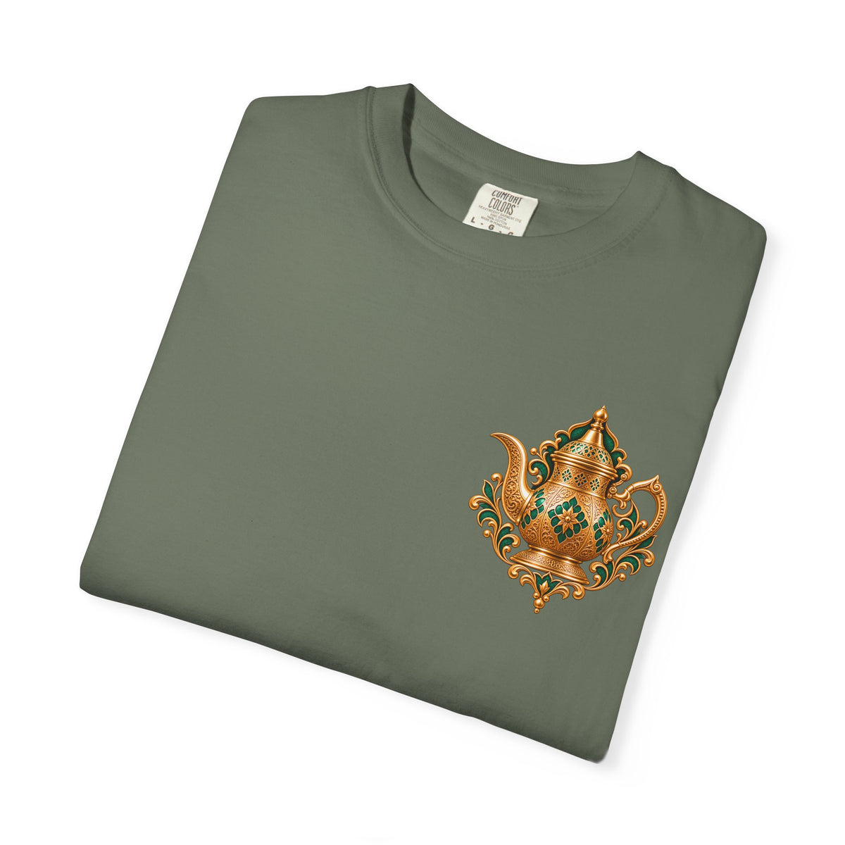 Tea Kettle Graphic T-Shirt — Ornate Moroccan Teapot Design