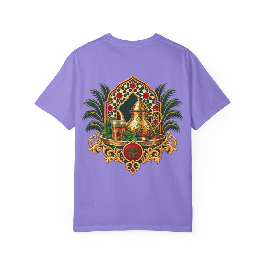 Ramadan Lantern Tea Set Tee — Islamic Crescent Iftar T-Shirt