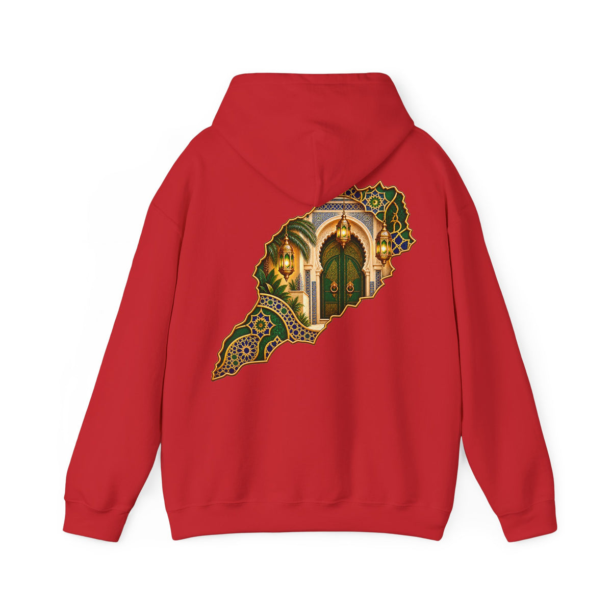 Hoodie — Moroccan Archway Decorative Back Print