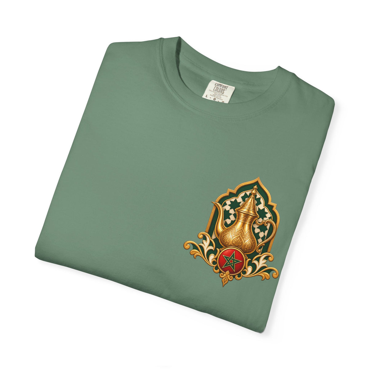 Ramadan Lantern Tea Set Tee — Islamic Crescent Iftar T-Shirt