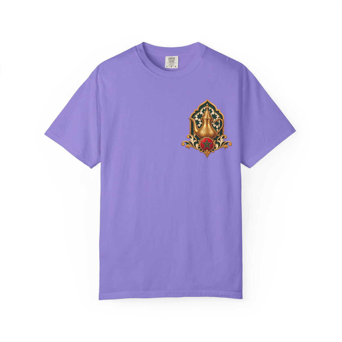 Ramadan Lantern Tea Set Tee — Islamic Crescent Iftar T-Shirt