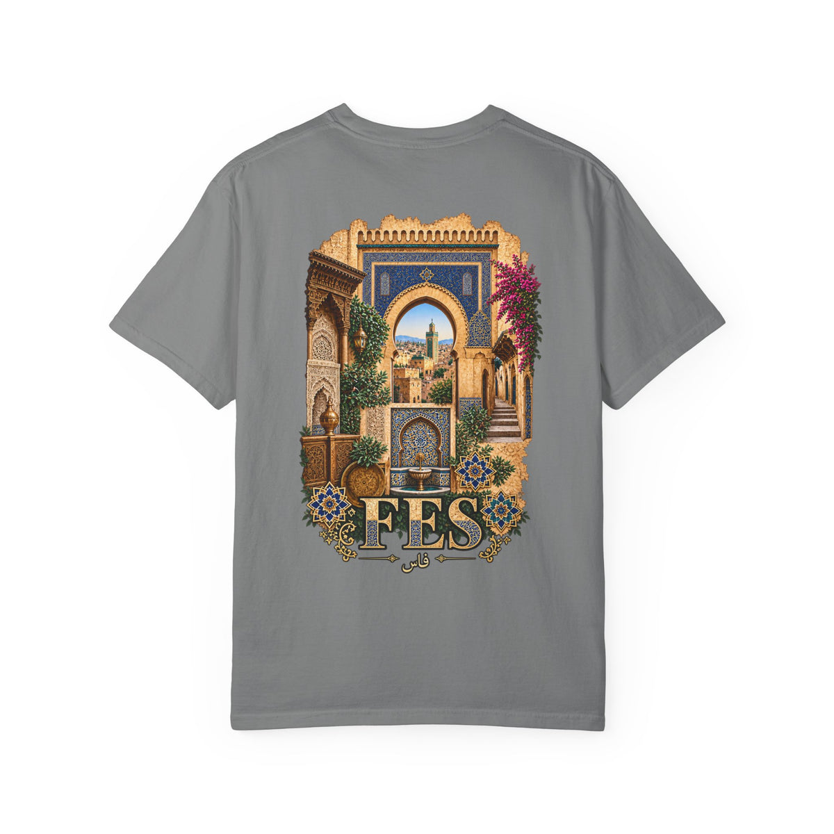Fes Morocco Graphic T-Shirt — Vintage Medina Travel Tee