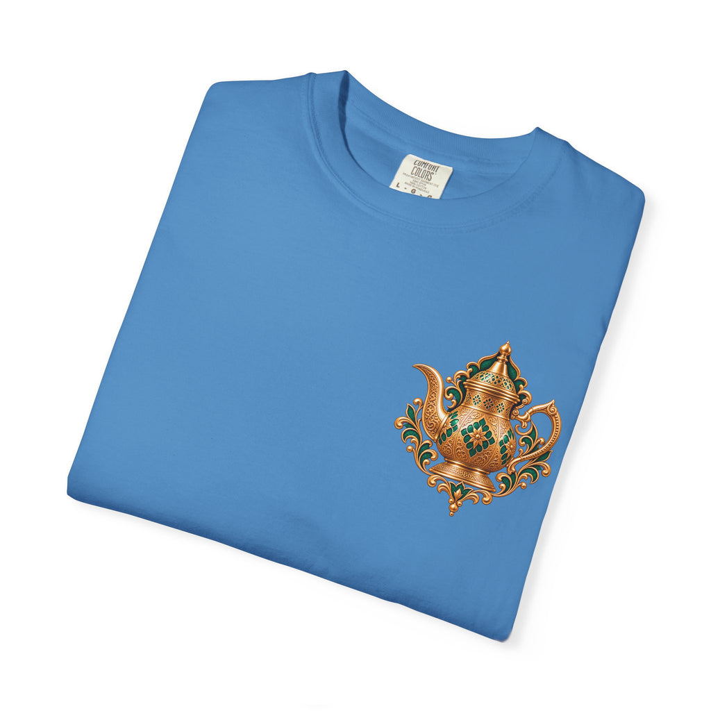 Tea Kettle Graphic T-Shirt — Ornate Moroccan Teapot Design