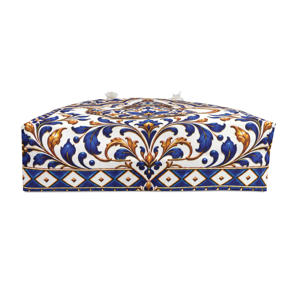 Blue Ceramic Teapot Weekender Bag
