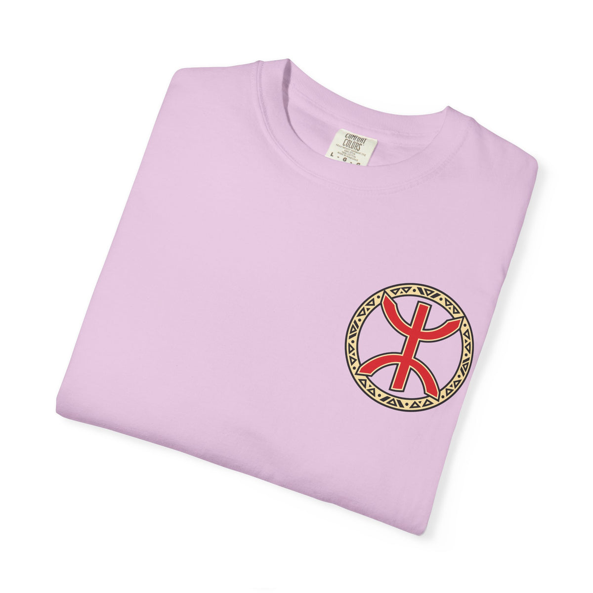 Al Hoceima Scenic T-Shirt — Amazigh Symbol & Coastal Landscape