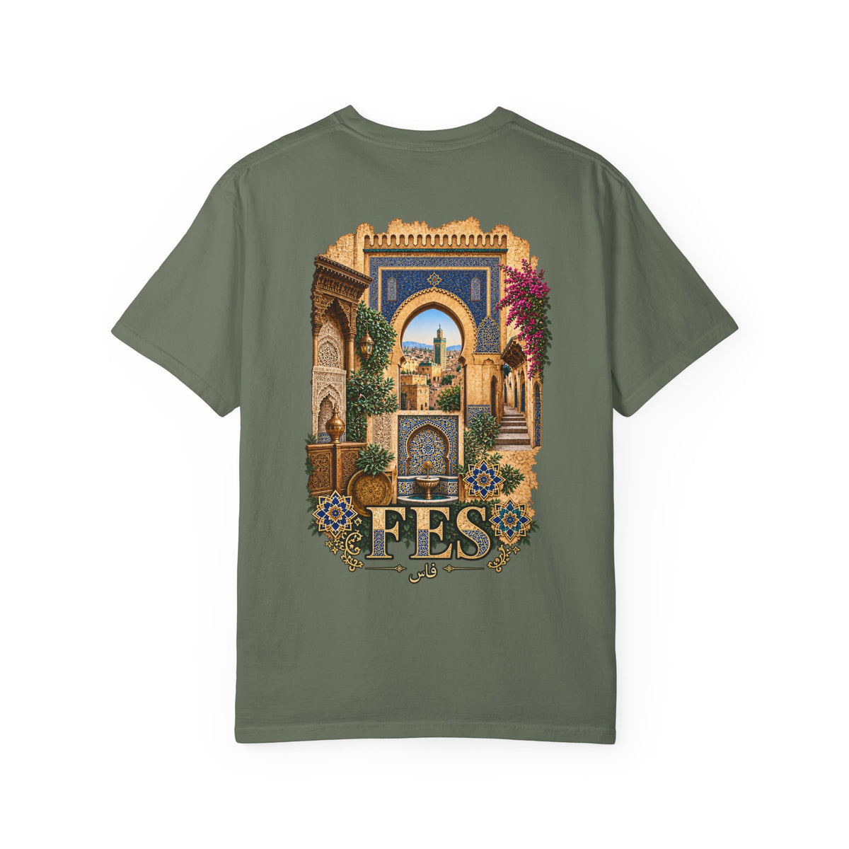 Fes Morocco Graphic T-Shirt — Vintage Medina Travel Tee