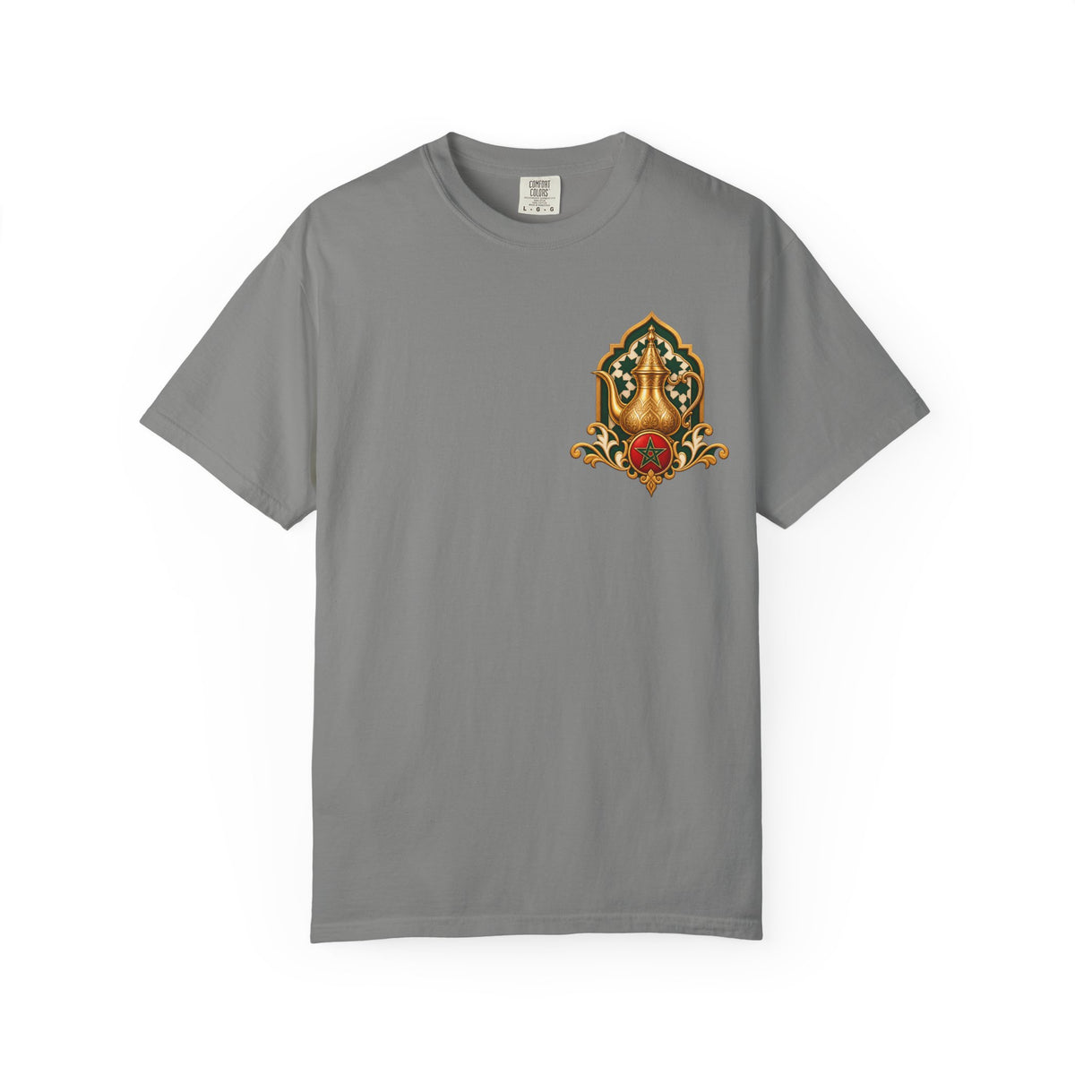 Ramadan Lantern Tea Set Tee — Islamic Crescent Iftar T-Shirt