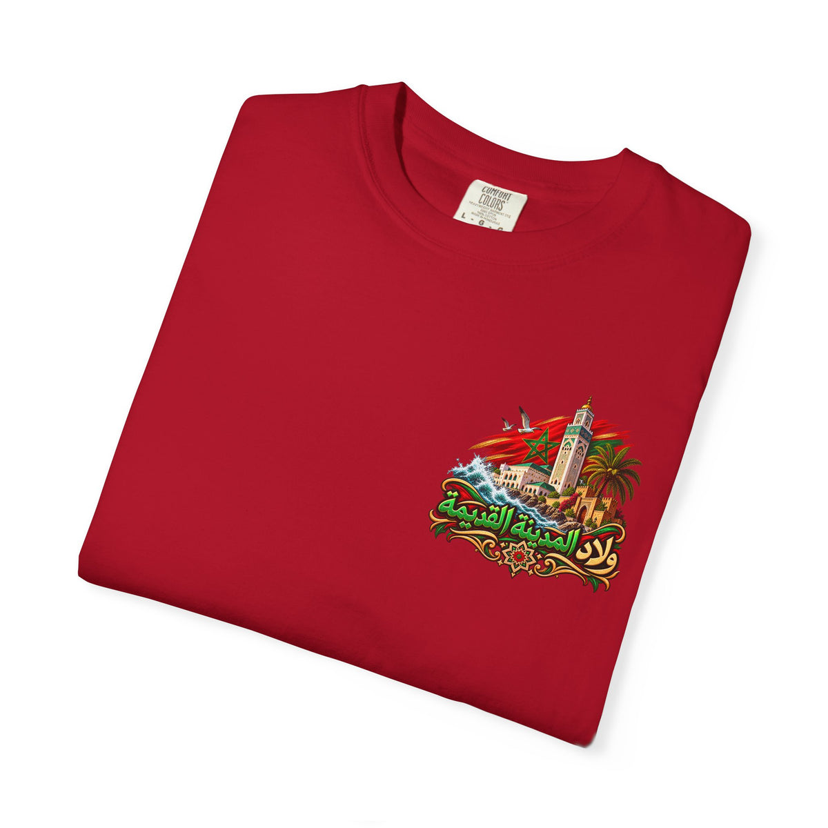 Casablanca Old Medina T-Shirt – Moroccan Heritage Arabic Graphic Tee – Morocco Architecture Streetwear
