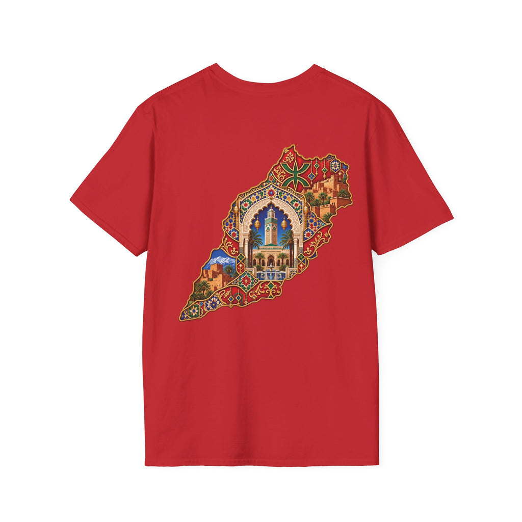 Lebanon Map Art T-Shirt – Colorful Mosaic Beirut Skyline Design