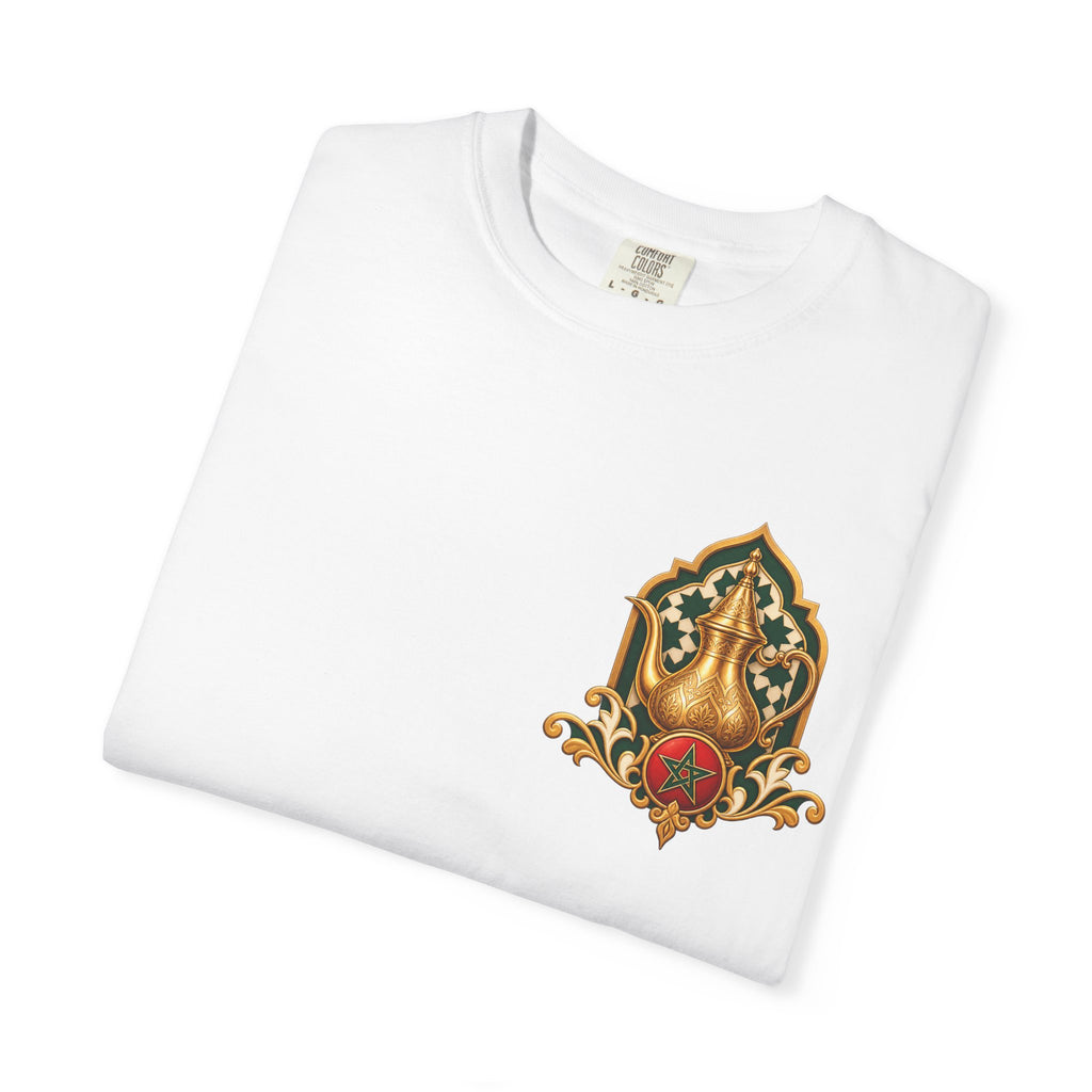 Ramadan Lantern Tea Set Tee — Islamic Crescent Iftar T-Shirt