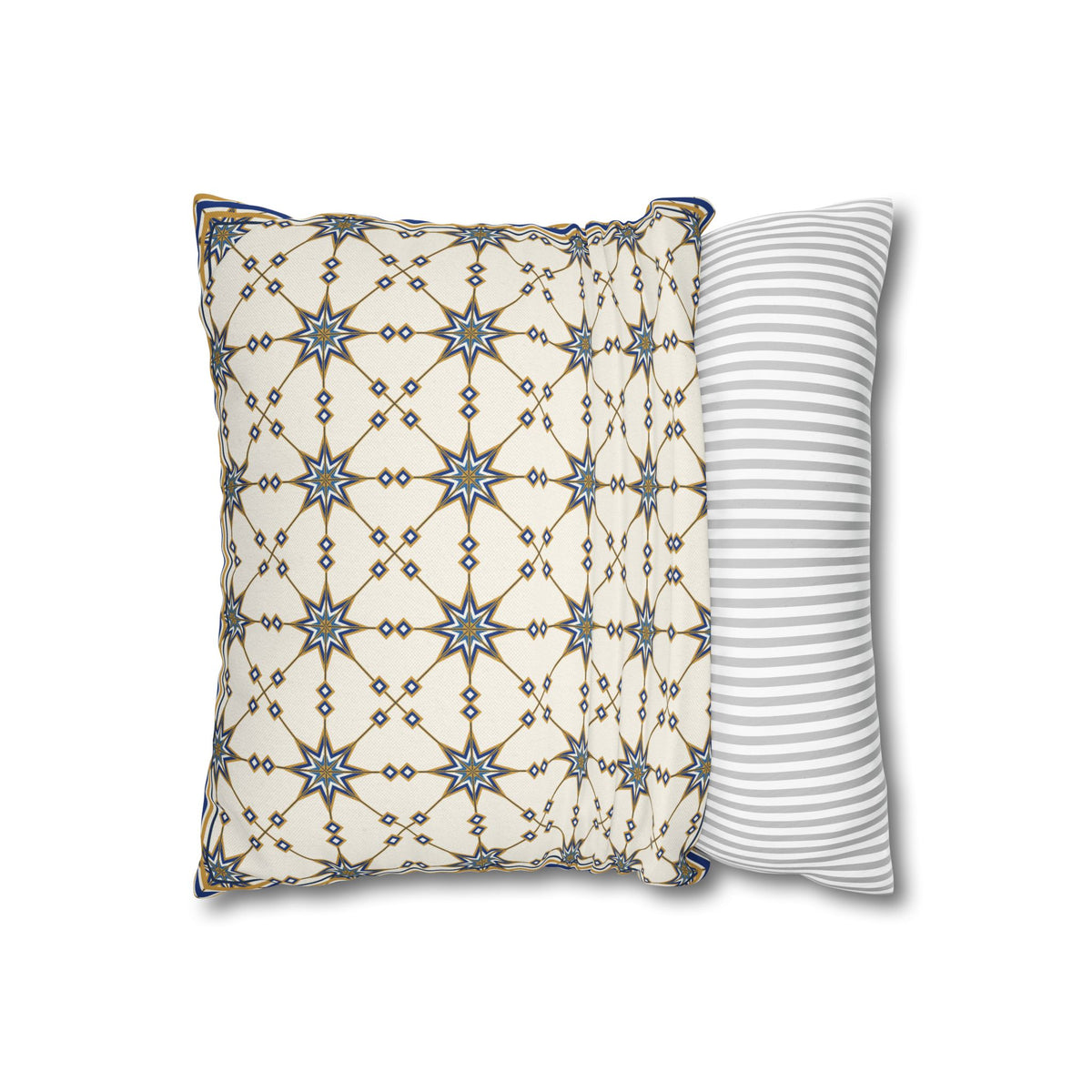 Spun Polyester Square Pillowcase Moroccan Door