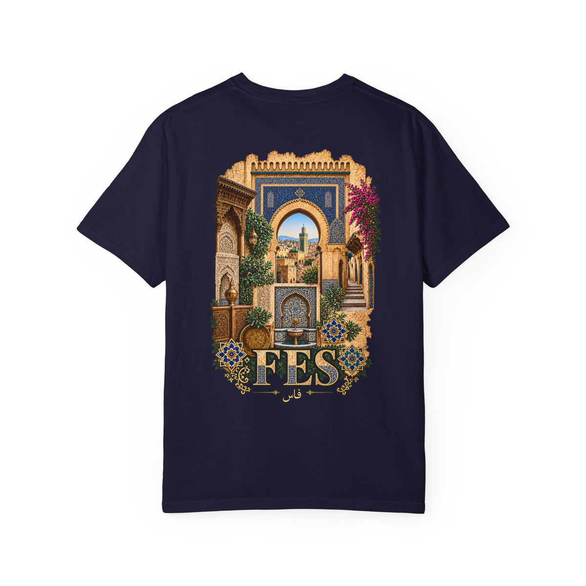 Fes Morocco Graphic T-Shirt — Vintage Medina Travel Tee