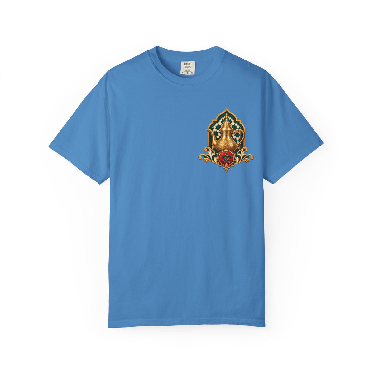 Ramadan Lantern Tea Set Tee — Islamic Crescent Iftar T-Shirt