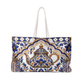 Blue Ceramic Teapot Weekender Bag