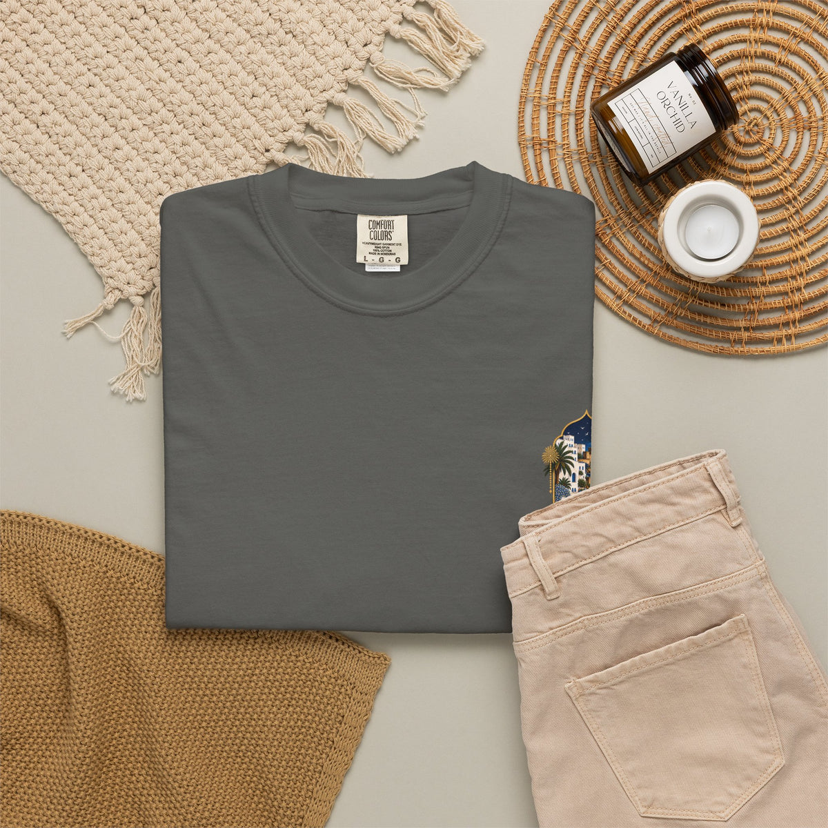 Tangier Retro Travel T-Shirt — Moroccan Coastal Vintage Graphic Tee