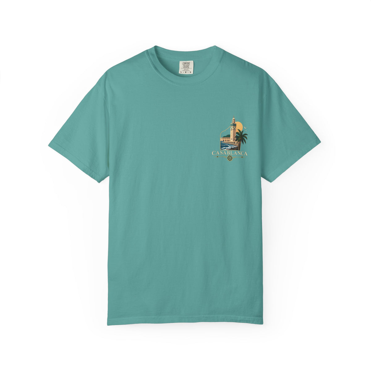 Casablanca Vintage Travel T-Shirt — Moroccan Coastal Graphic Tee
