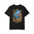 Nador Travel T-Shirt — Scenic Moroccan Coast Graphic Tee