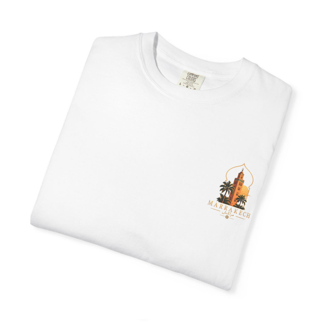 Marrakech Sunset T-Shirt — Moroccan Medina Travel Tee
