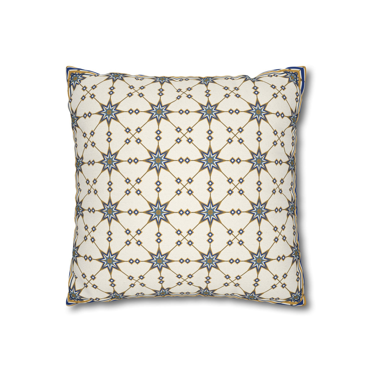 Spun Polyester Square Pillowcase Moroccan Door