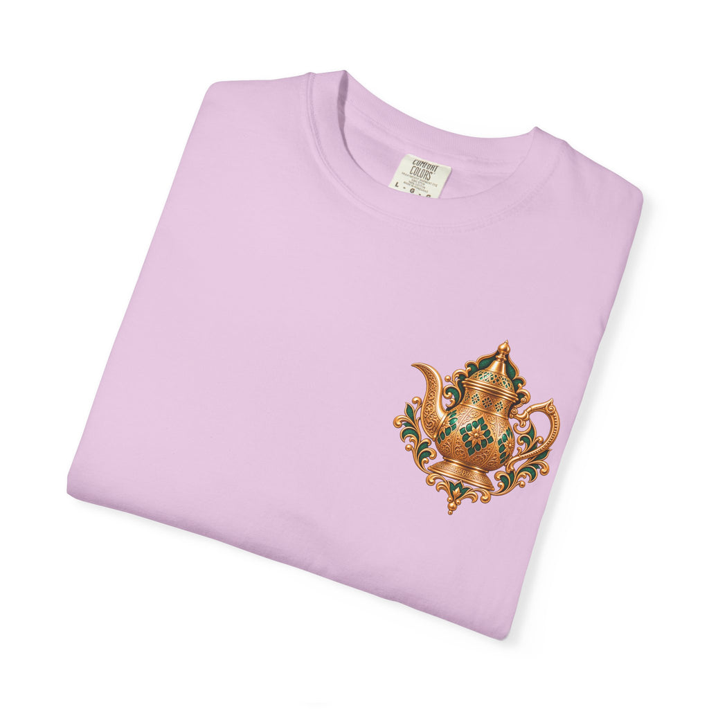 Tea Kettle Graphic T-Shirt — Ornate Moroccan Teapot Design