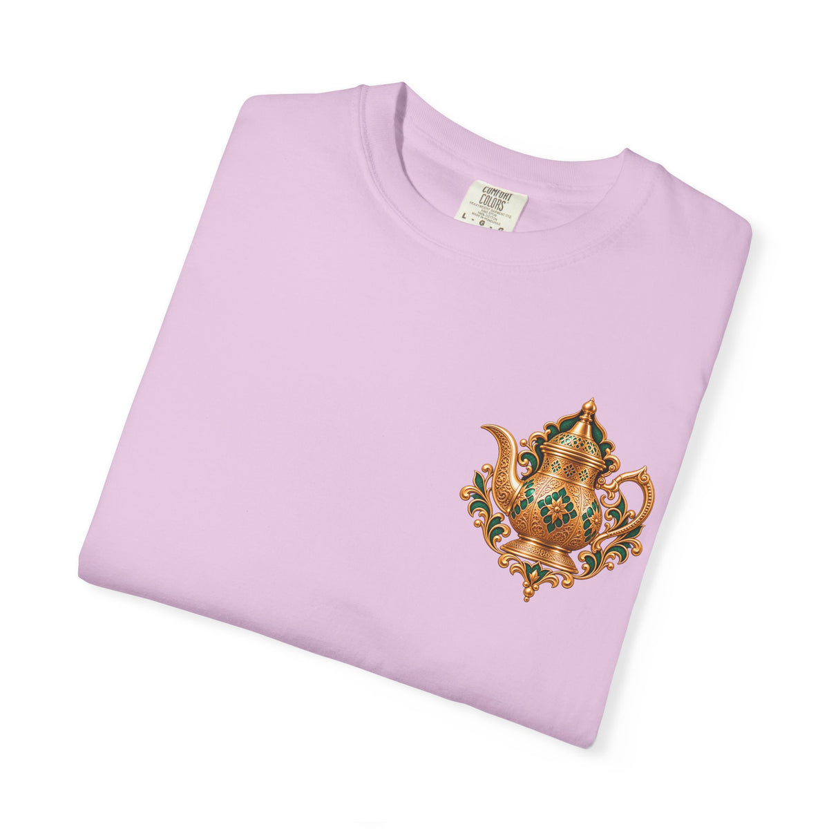 Tea Kettle Graphic T-Shirt — Ornate Moroccan Teapot Design