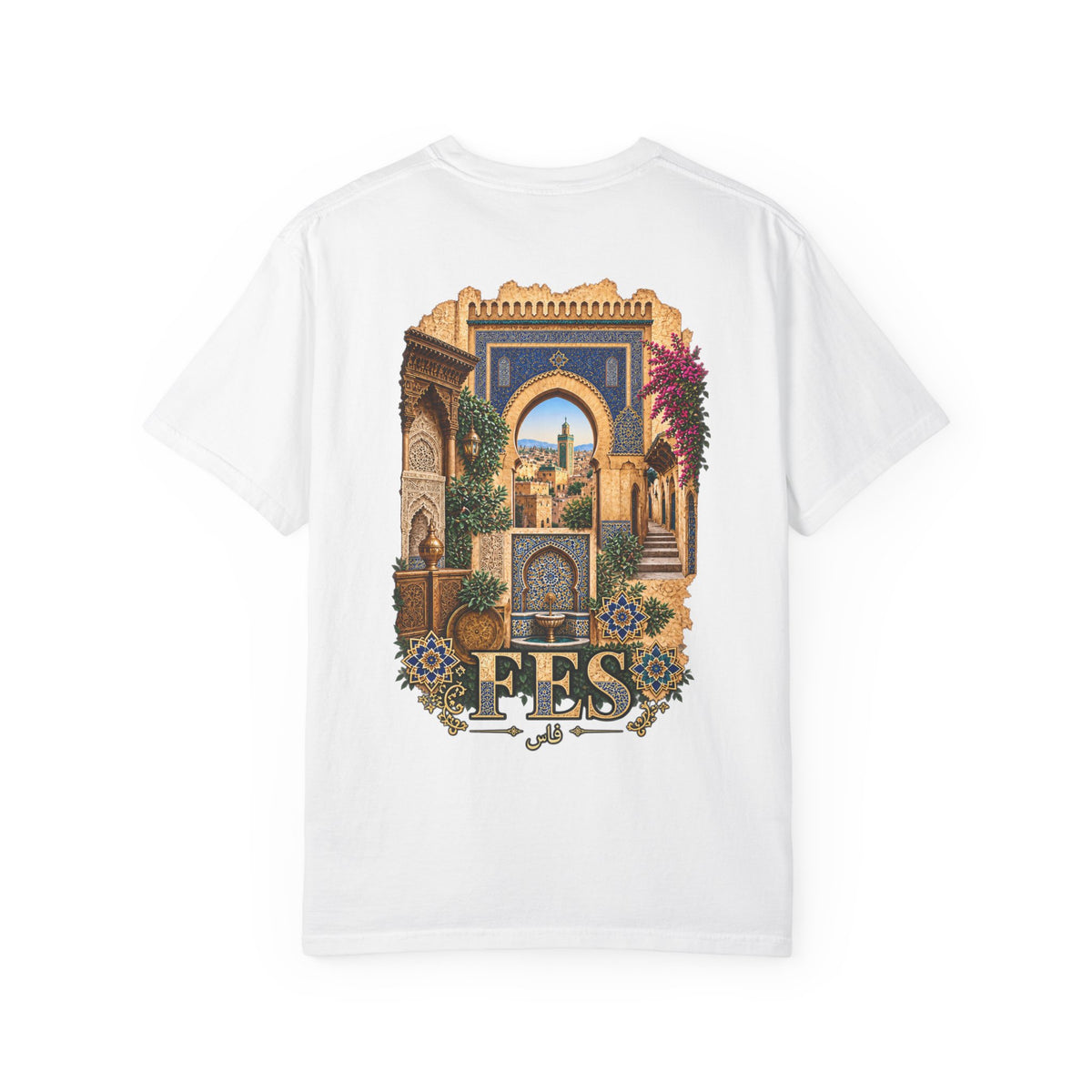 Fes Morocco Graphic T-Shirt — Vintage Medina Travel Tee