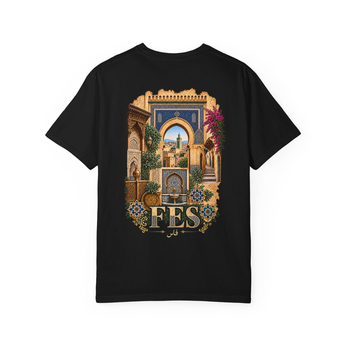 Fes Morocco Graphic T-Shirt — Vintage Medina Travel Tee