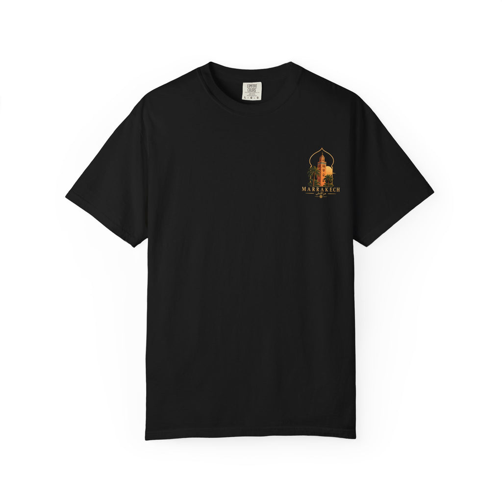 Marrakech Sunset T-Shirt — Moroccan Medina Travel Tee