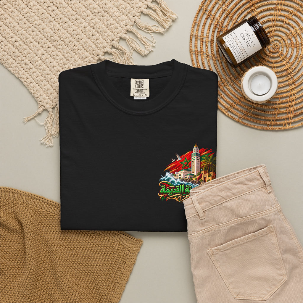 Casablanca Old Medina T-Shirt – Moroccan Heritage Arabic Graphic Tee – Morocco Architecture Streetwear