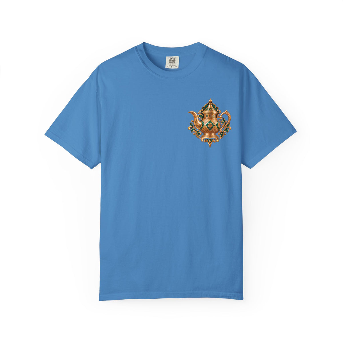 Tea Kettle Graphic T-Shirt — Ornate Moroccan Teapot Design