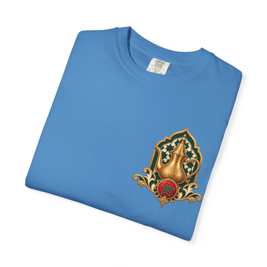 Ramadan Lantern Tea Set Tee — Islamic Crescent Iftar T-Shirt