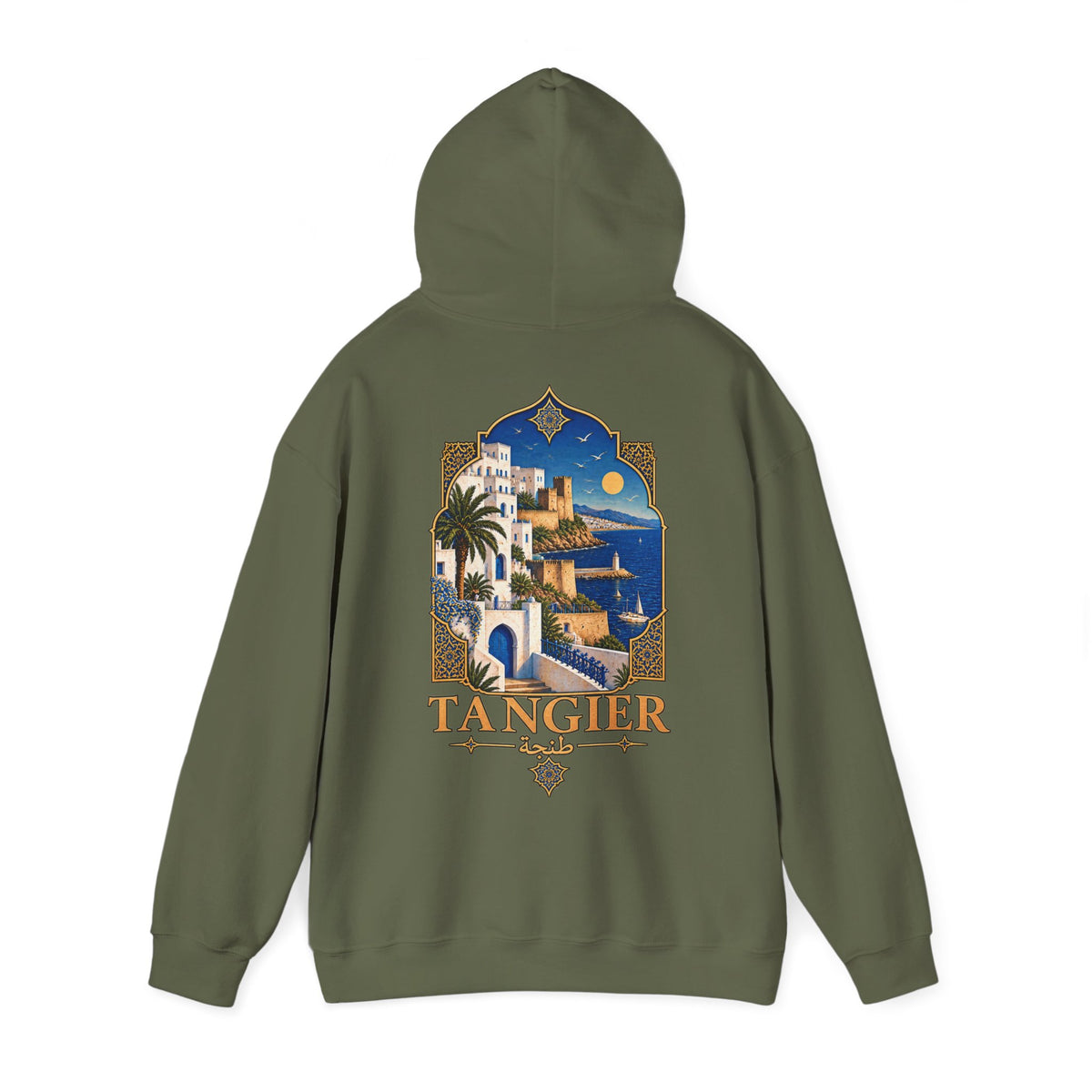 Tangier Vintage Travel Hoodie — Morocco Souvenir Pullover