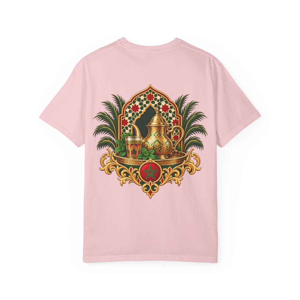 Ramadan Lantern Tea Set Tee — Islamic Crescent Iftar T-Shirt