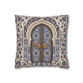 Spun Polyester Square Pillowcase Moroccan Door