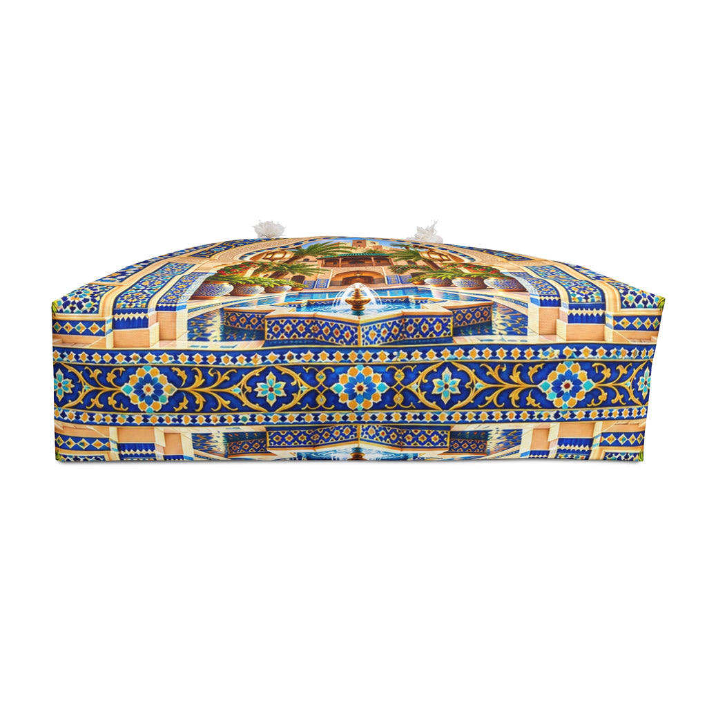 Moroccan Courtyard Weekender Bag – Mediterranean Travel Tote