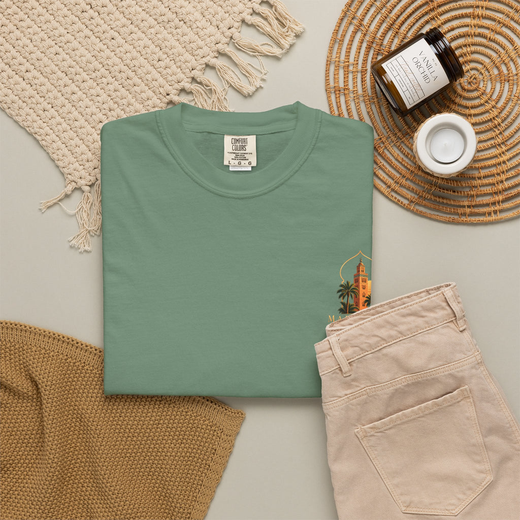 Marrakech Sunset T-Shirt — Moroccan Medina Travel Tee