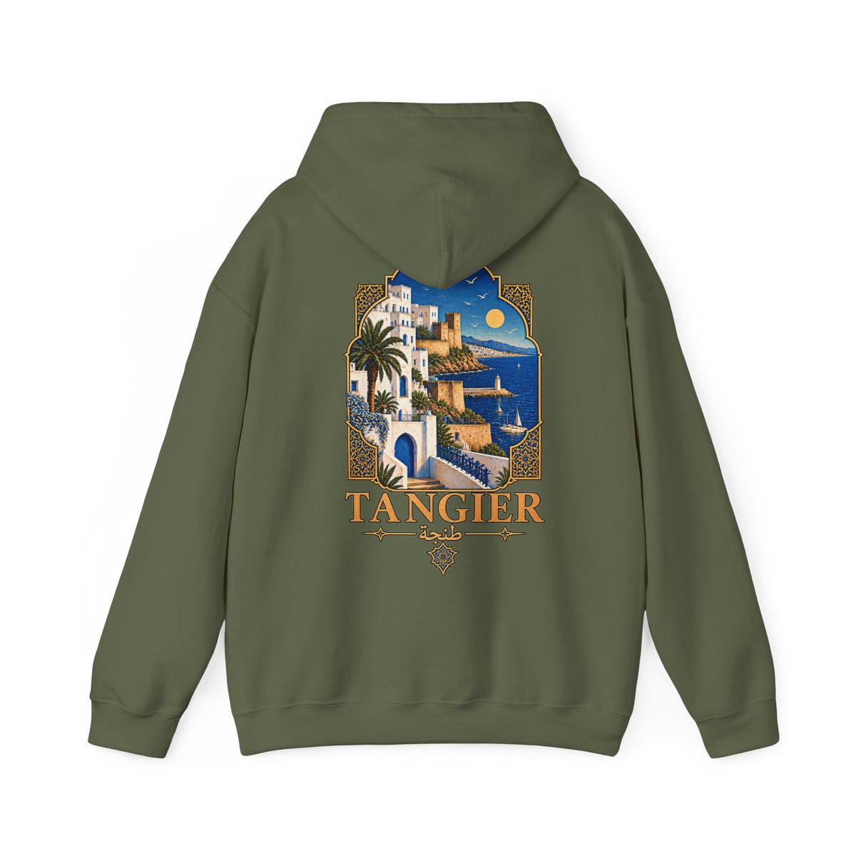 Tangier Vintage Travel Hoodie — Morocco Souvenir Pullover