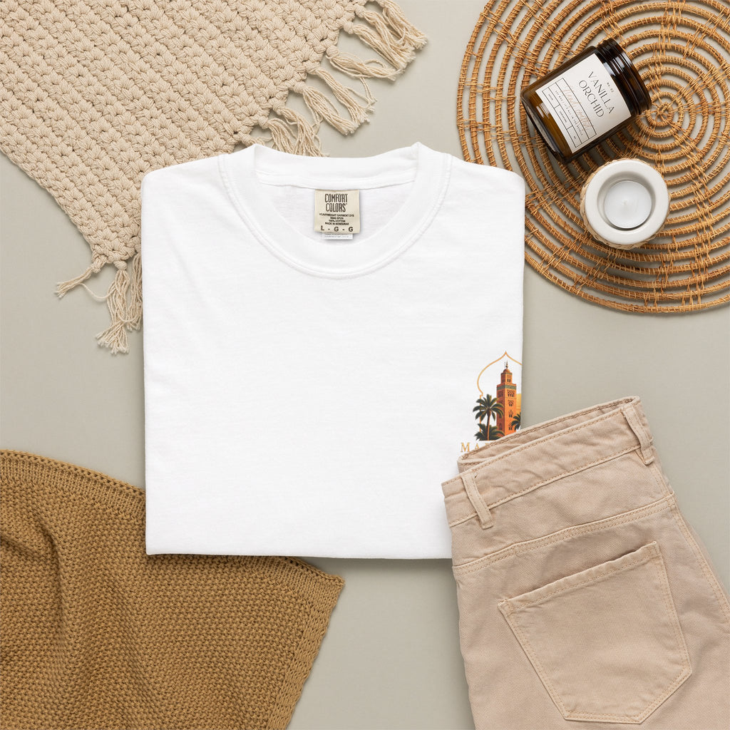 Marrakech Sunset T-Shirt — Moroccan Medina Travel Tee