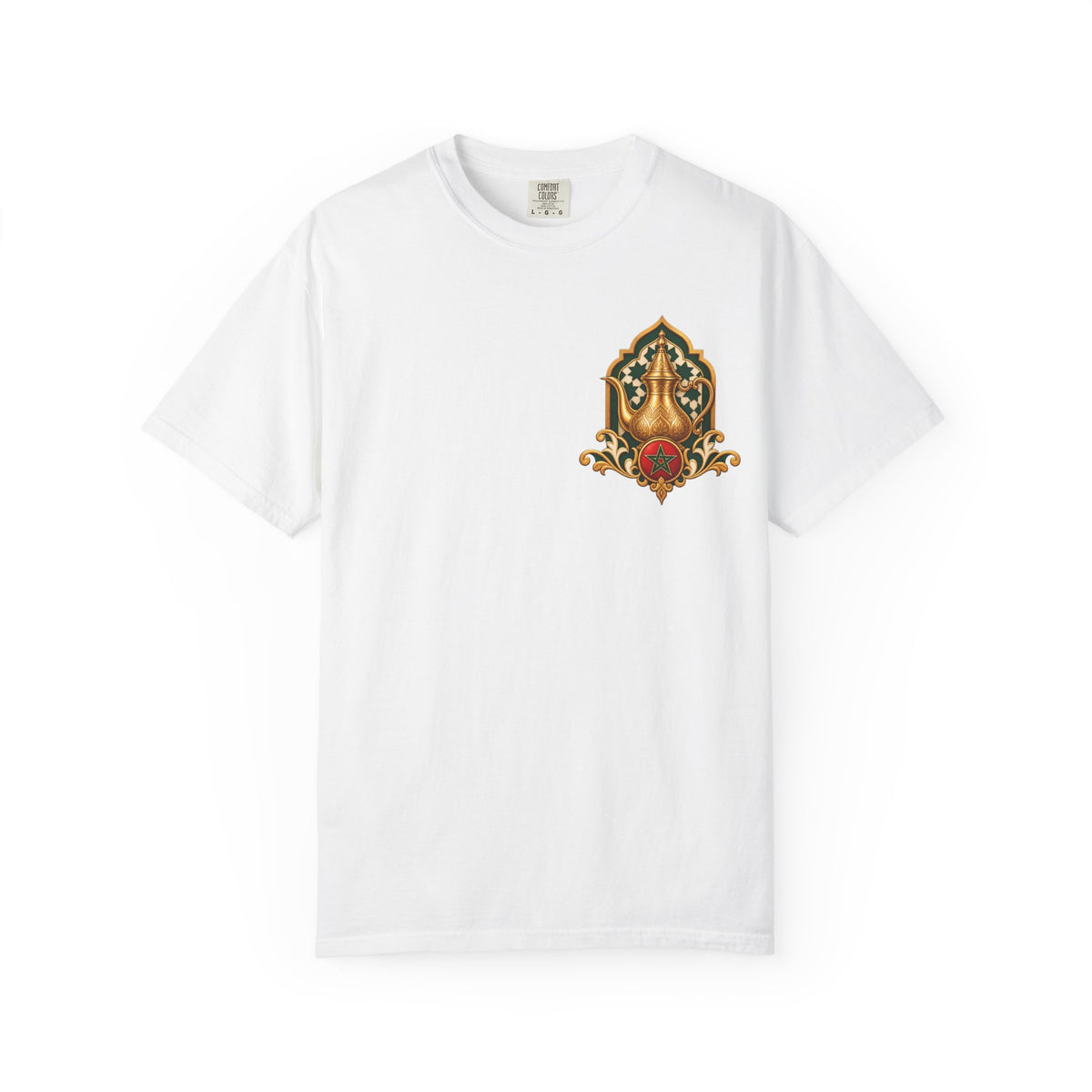Ramadan Lantern Tea Set Tee — Islamic Crescent Iftar T-Shirt