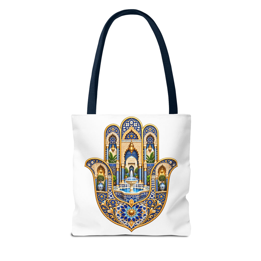 Hamsa Tote Bag — Ornate Persian Hand of Fatima Design