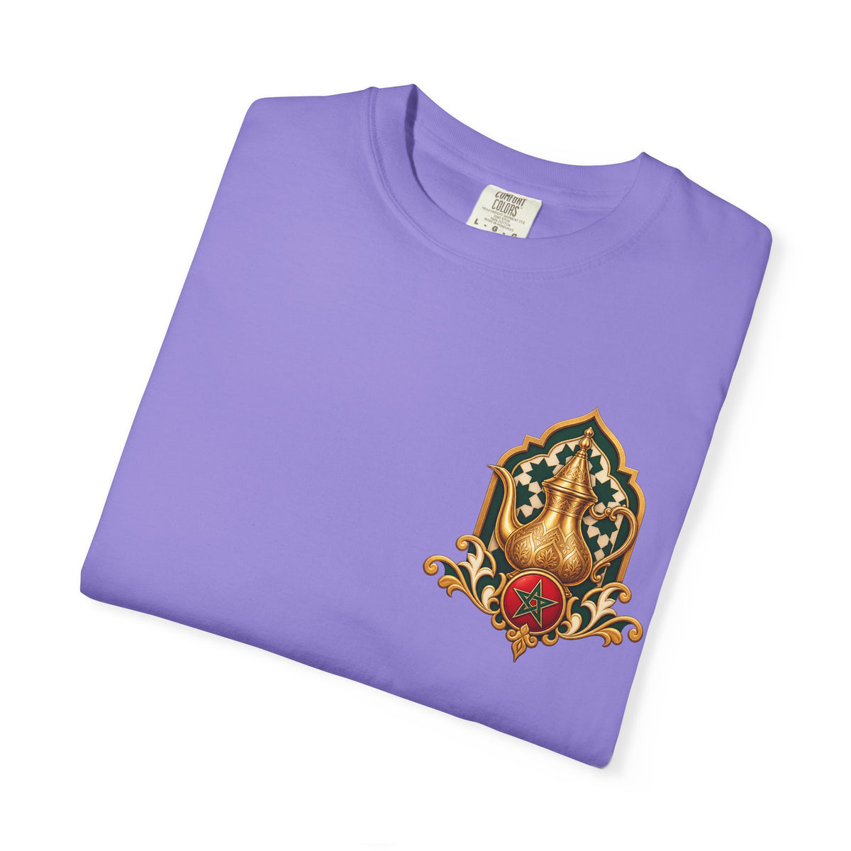 Ramadan Lantern Tea Set Tee — Islamic Crescent Iftar T-Shirt