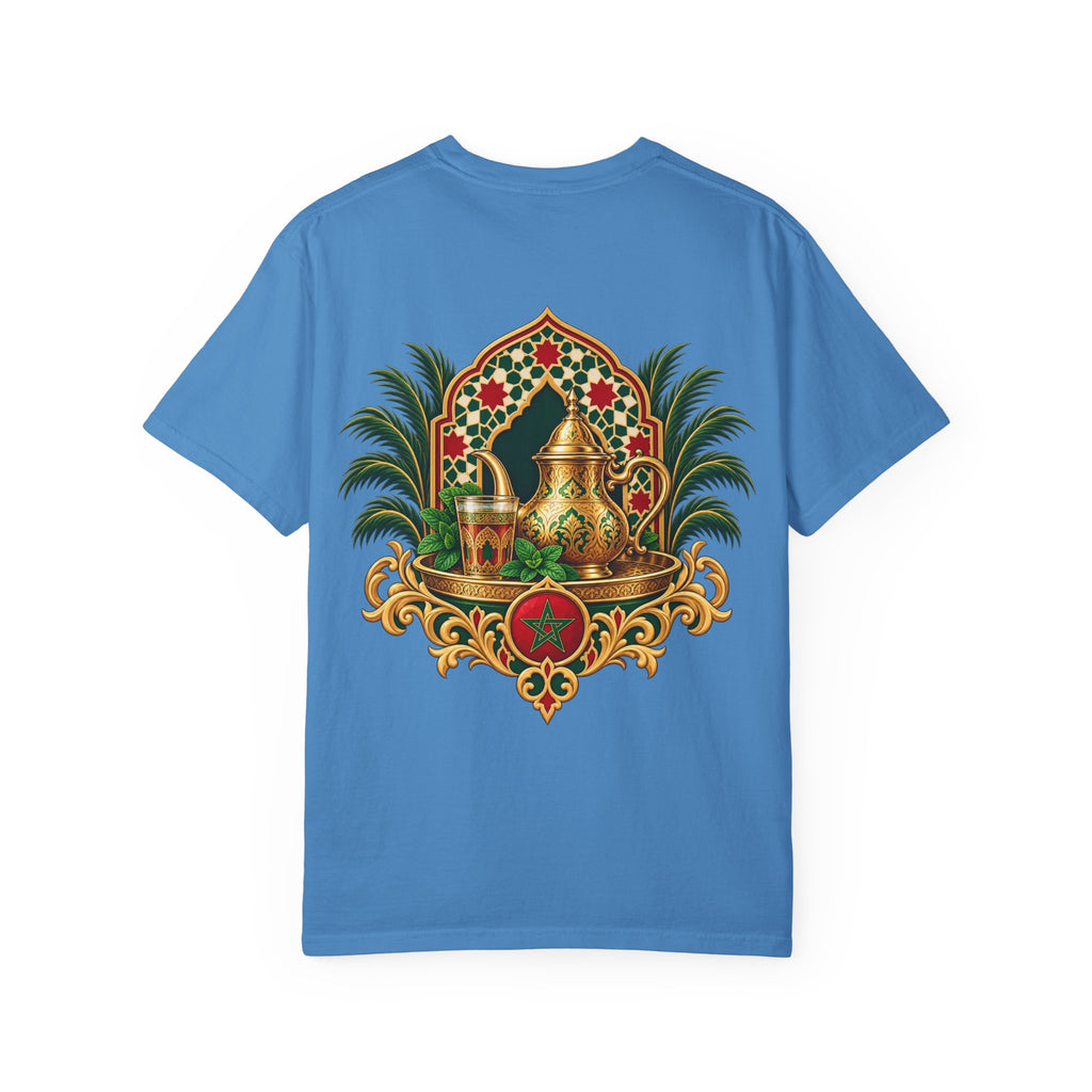 Ramadan Lantern Tea Set Tee — Islamic Crescent Iftar T-Shirt