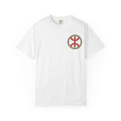 Al Hoceima Scenic T-Shirt — Amazigh Symbol & Coastal Landscape