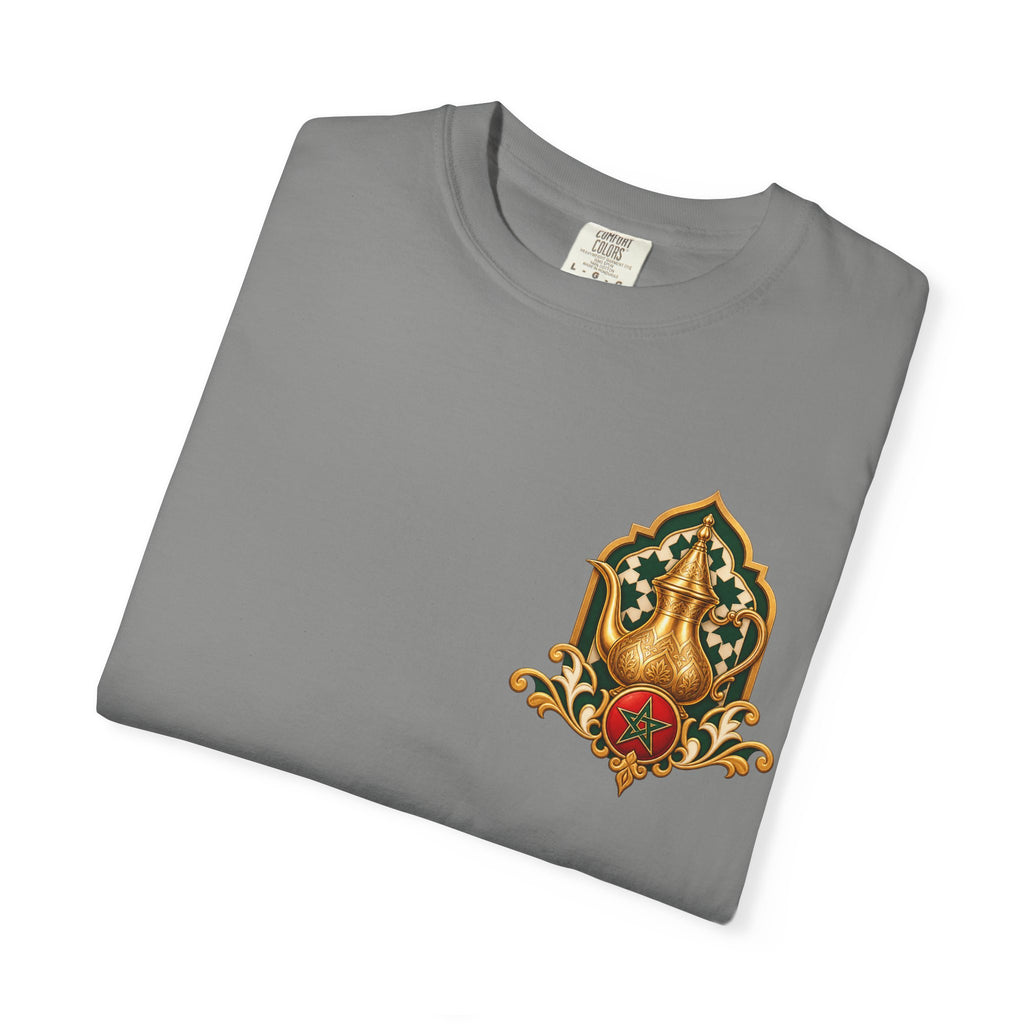 Ramadan Lantern Tea Set Tee — Islamic Crescent Iftar T-Shirt