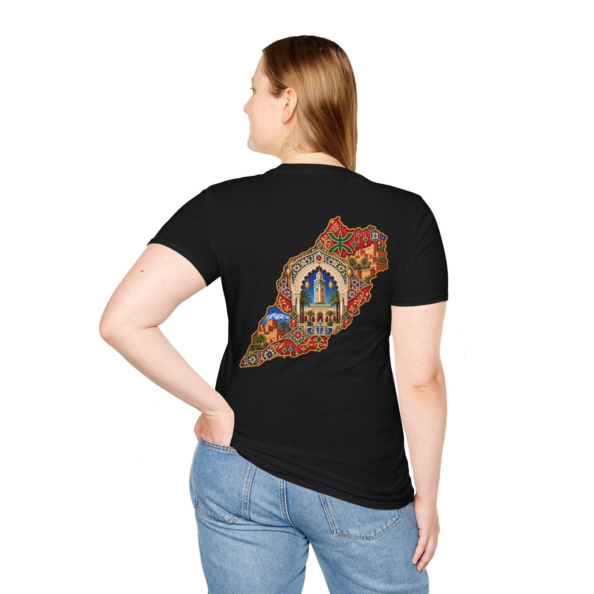 Lebanon Map Art T-Shirt – Colorful Mosaic Beirut Skyline Design